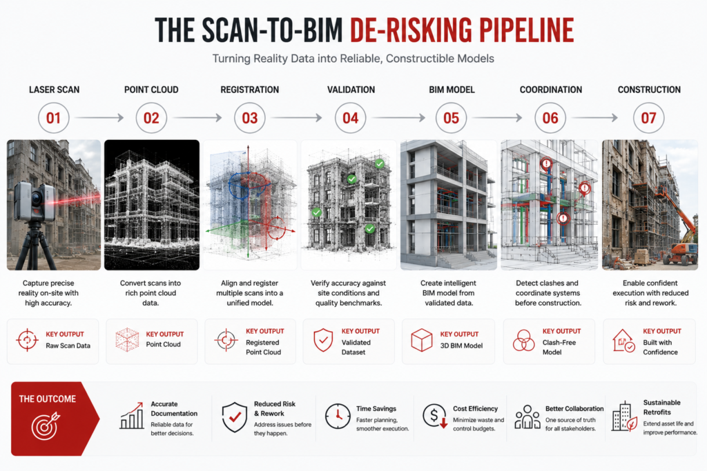 Scan-to-BIM: Reducing Risk in Retrofit Projects 2 The Scan-to-BIM De-Risking Pipeline