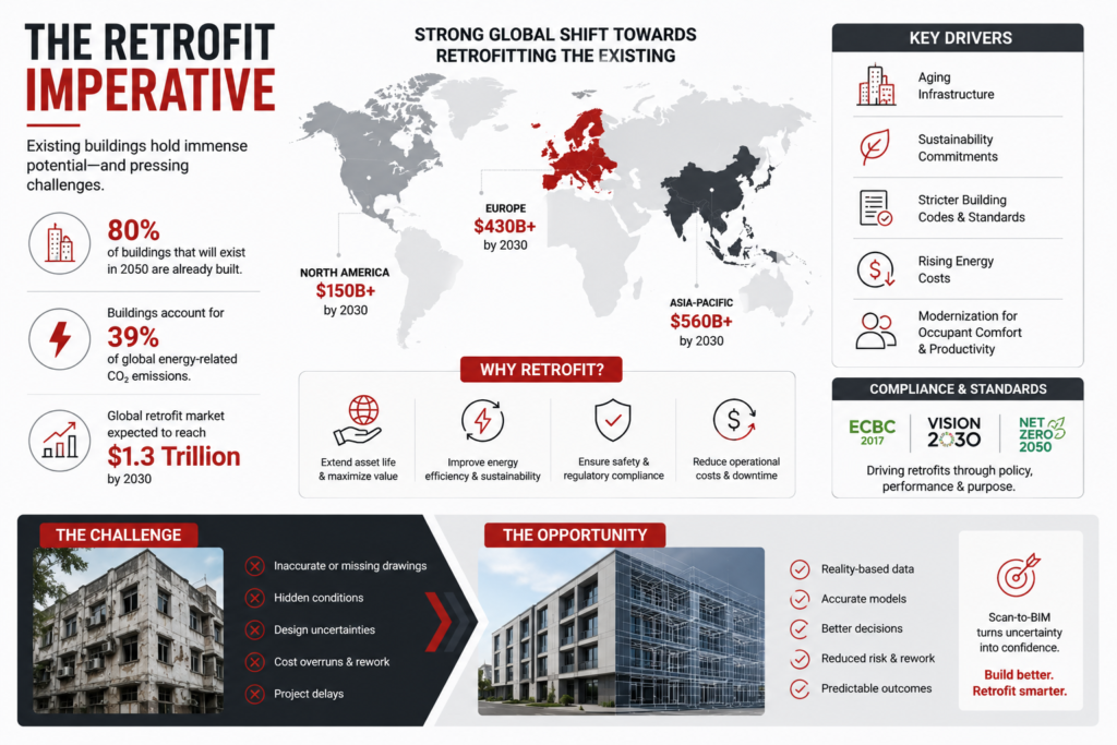 Scan-to-BIM: Reducing Risk in Retrofit Projects 1 Why Retrofit Projects Need Reality Capture